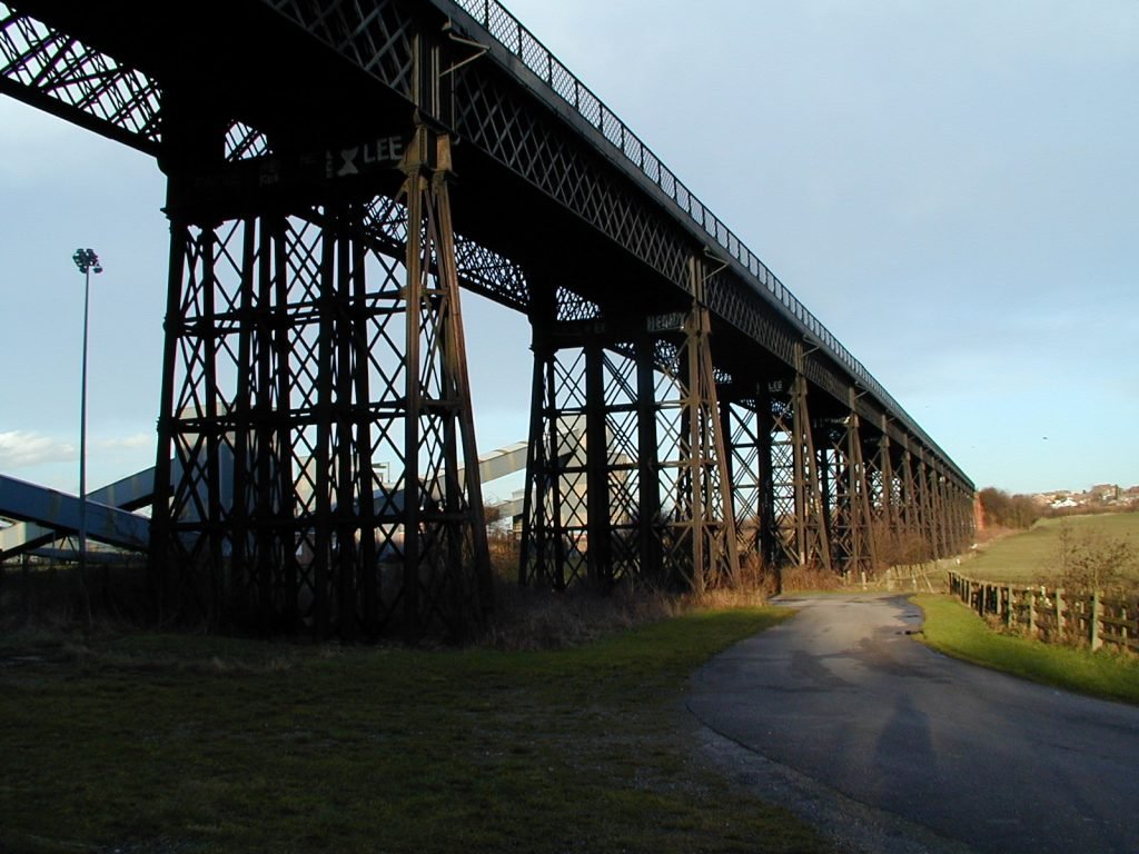 iron viaduct overhead