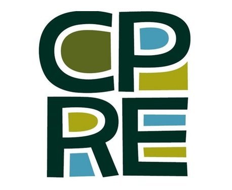 CPRE in laid out as a square with green and blue in-fill
